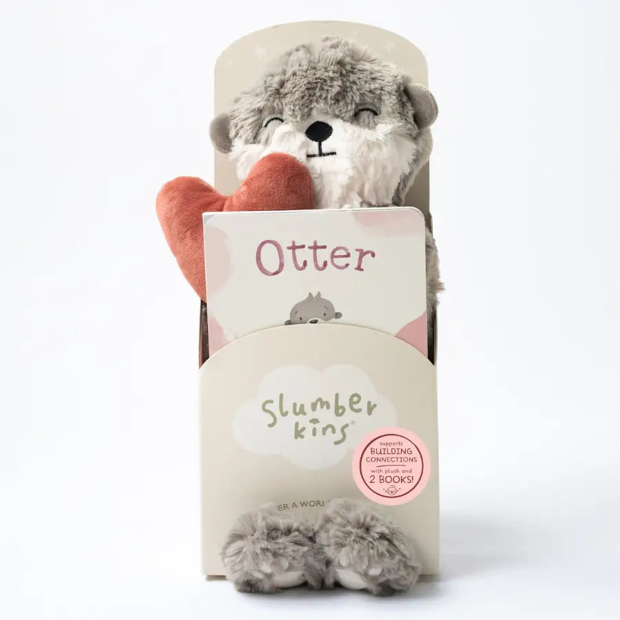 Otter's Building Connections Plush Set - with 2 Books!