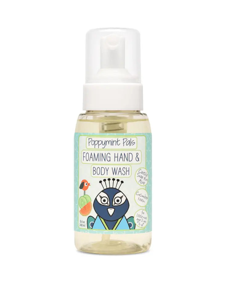 
            
                Load image into Gallery viewer, Poppymint Pals - Foaming Hand &amp;amp; Body Wash - Cucumber Melon
            
        
