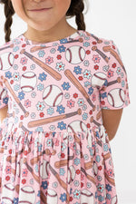 Mila & Rose - Batter Up 3/4 Sleeve Pocket Twirl Dress
