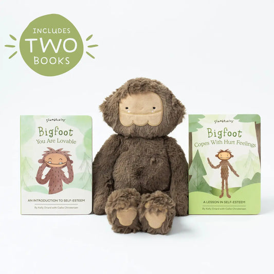 Bigfoot's Self Esteem Plush Set - with 2 Books!