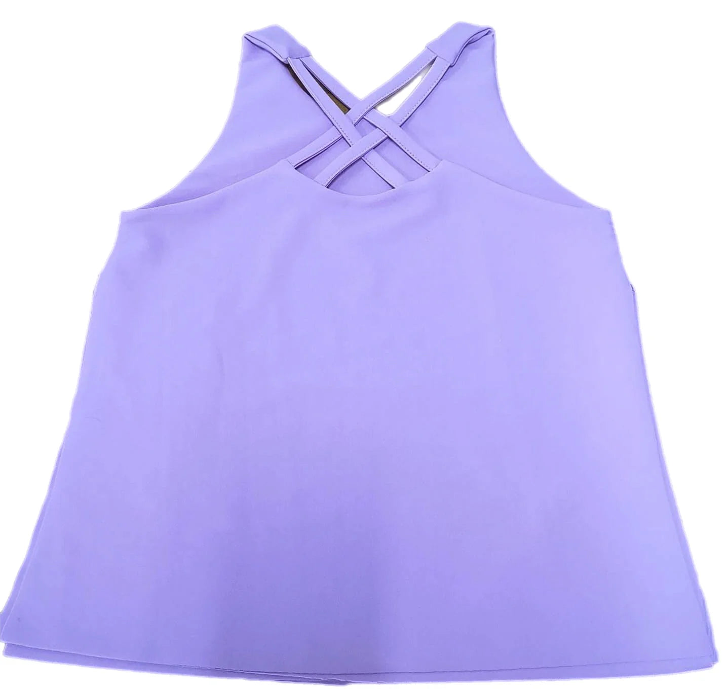 James & Lottie - Cross Back Lavender Top - Athleisure