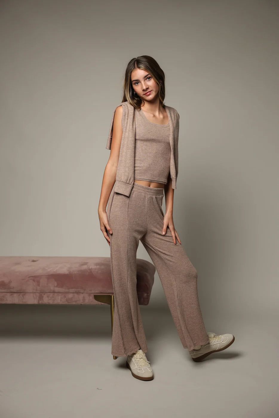 Nutmeg Smocked Waistband Pant
