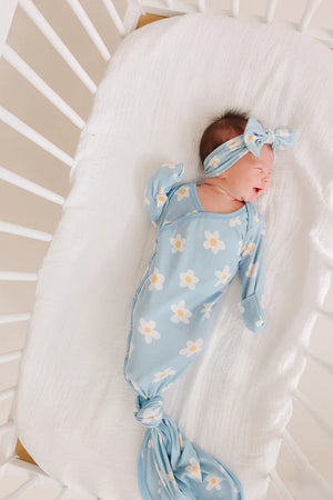 Copper Pearl - Newborn Knotted Gown - Della
