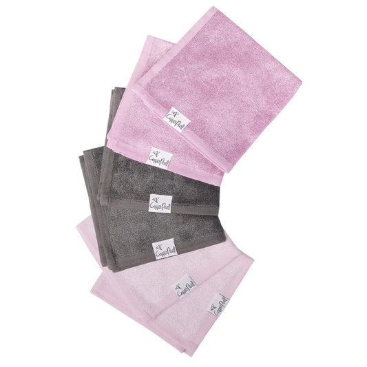 Copper Pearl - Lily Ultra Soft Wash Cloth Set