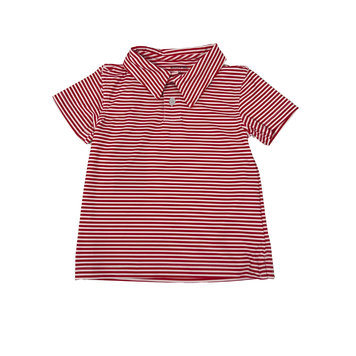 Meripex - Red and White Stripe Polo