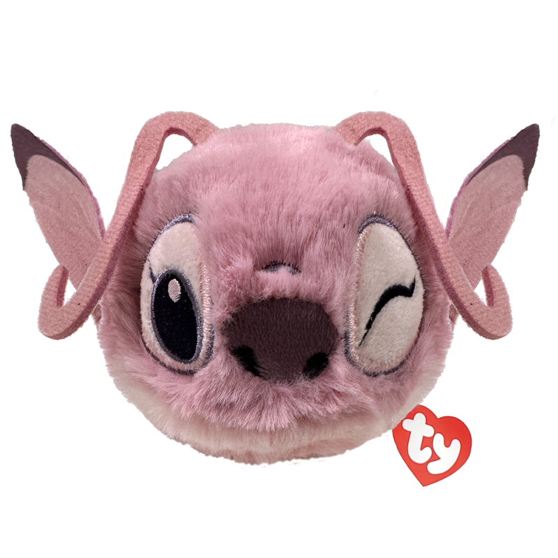 Ty Angel Beanie Bouncer plush toy with angel wings and soft fabric, featuring a cute, smiling face and white beanie hat.