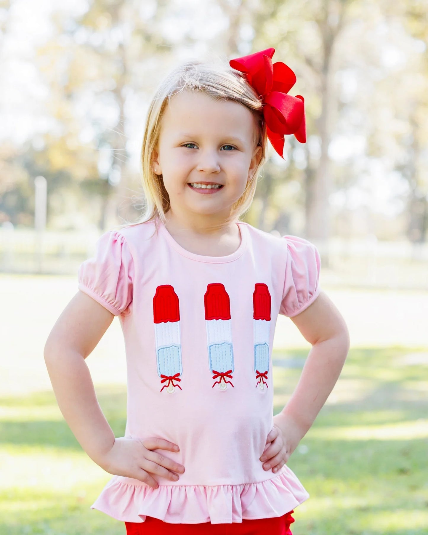 Jellybean - Freedom Pops Ruffle Shirt