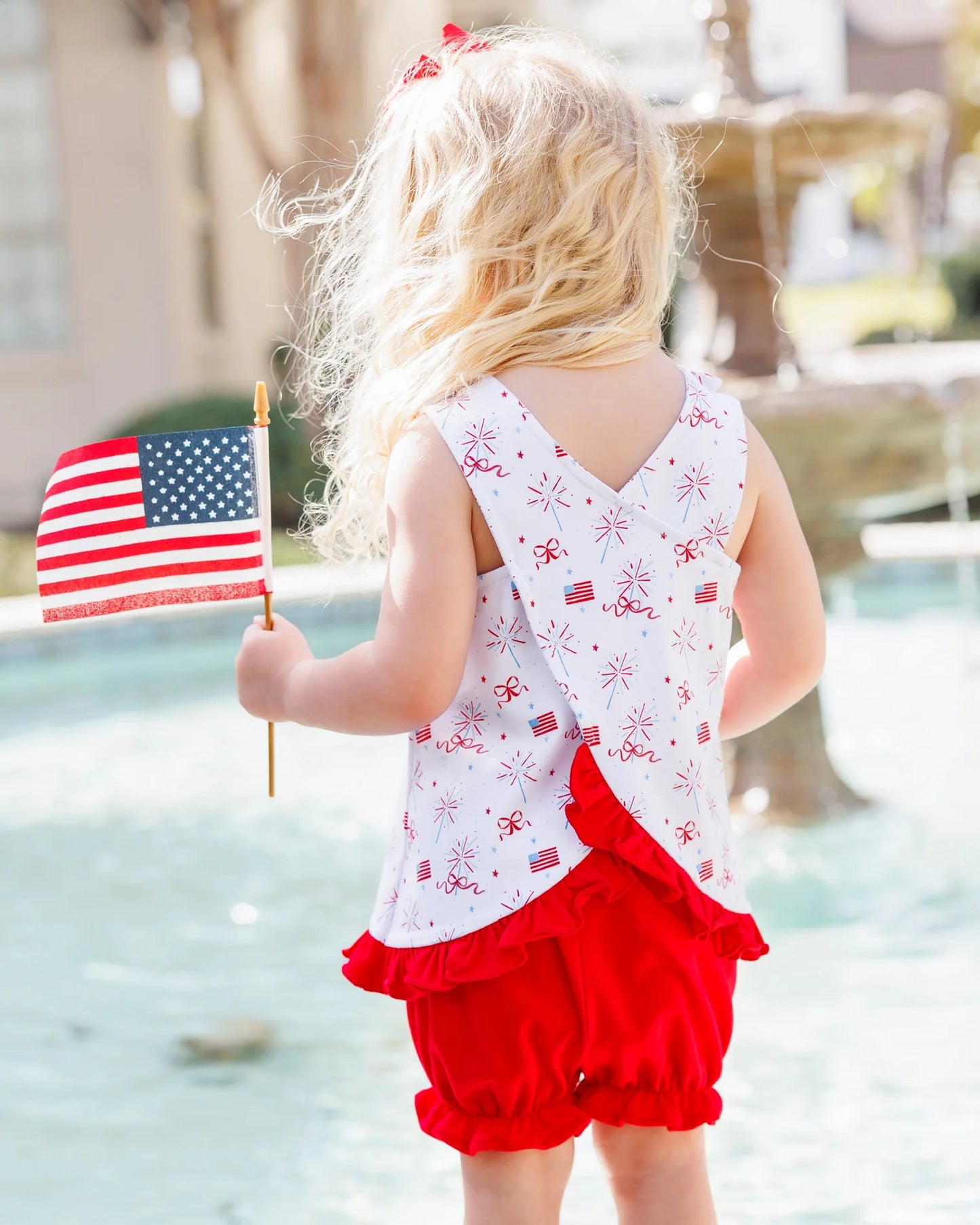 Jellybean - Fireworks and Freedom Swing Back Bloomer Set