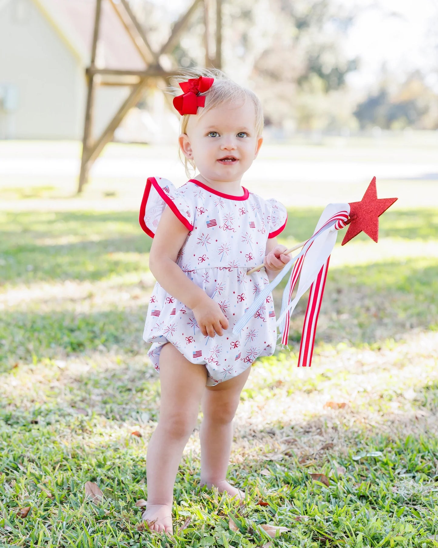 Jellybean - Fireworks and Freedom Flutter Bubble