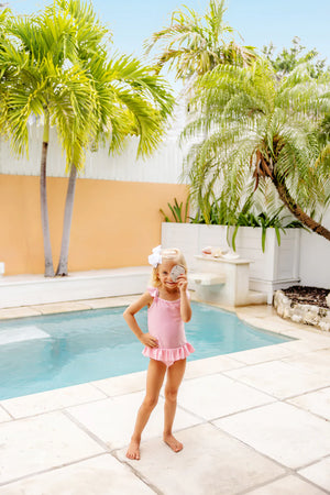 The Beaufort Bonnet Company - Pier Party Pink St. Lucia Swimsuit