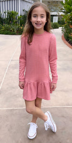 Be Elizabeth by James & Lottie - Pink Cable Knit Dress