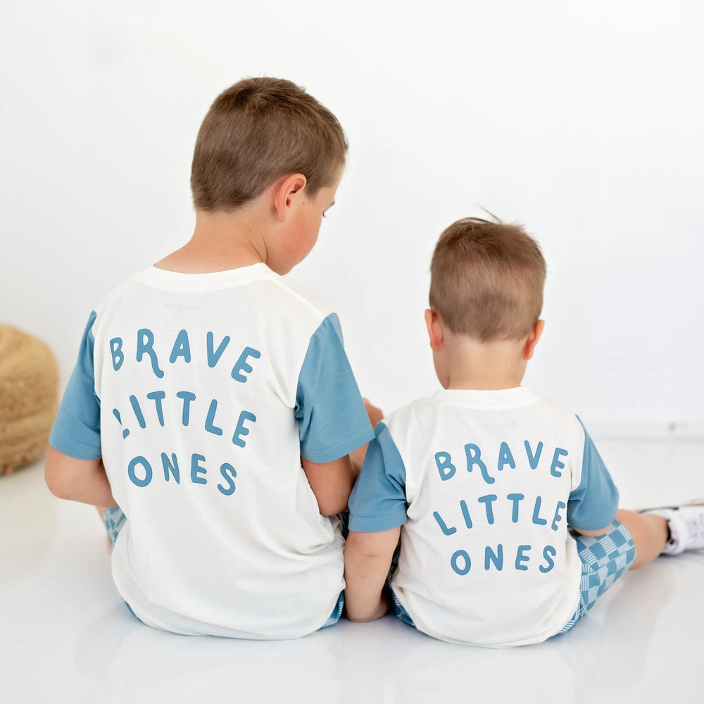Brave Little Ones - Brave Little Ones Signature Slate Blue Shirt