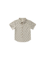 Rylee & Cru - Palm Check Collared Short Sleeve Shirt