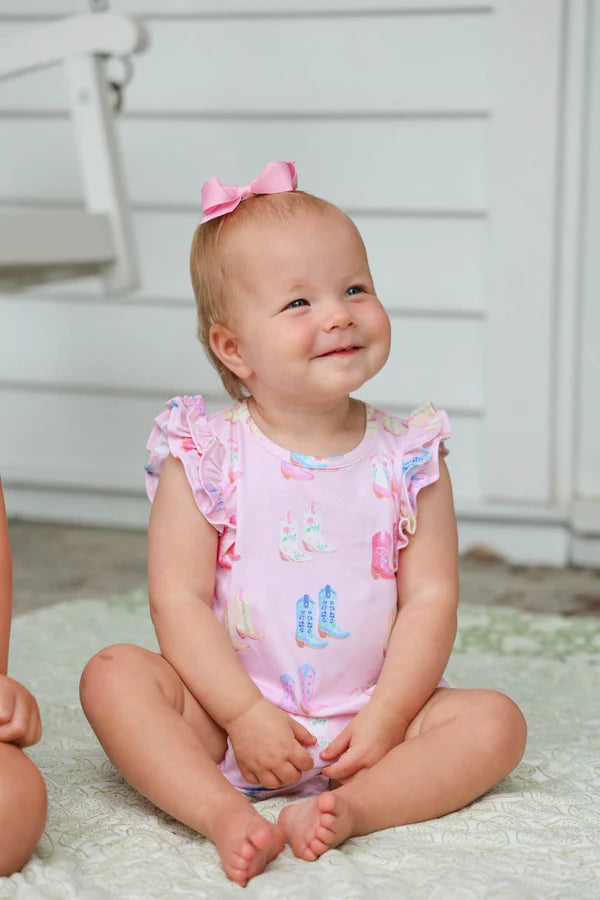 Cute to Boot Ruehling Ruffle Bubble - Pima