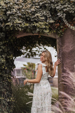 Floraison Lane - The Elizabeth Dress - Tuscan Garden Floral