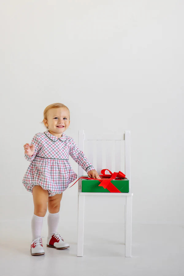 Old Town Tattersall/Grier Green Long Sleeve Bradford Bubble