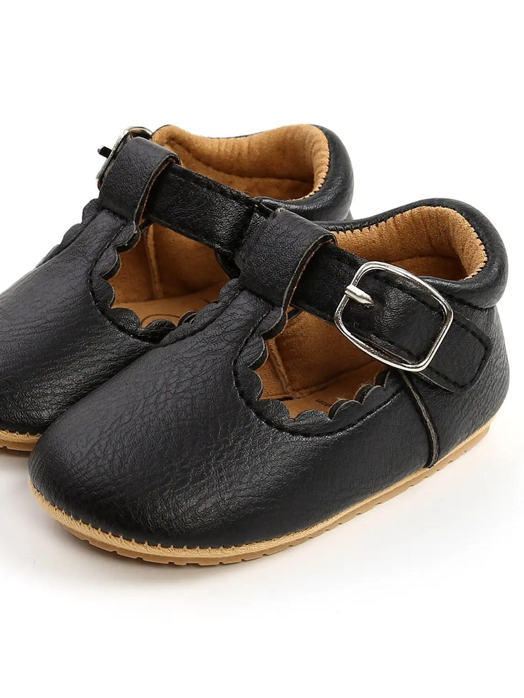 Black Mary Jane Mocs Baby Shoe