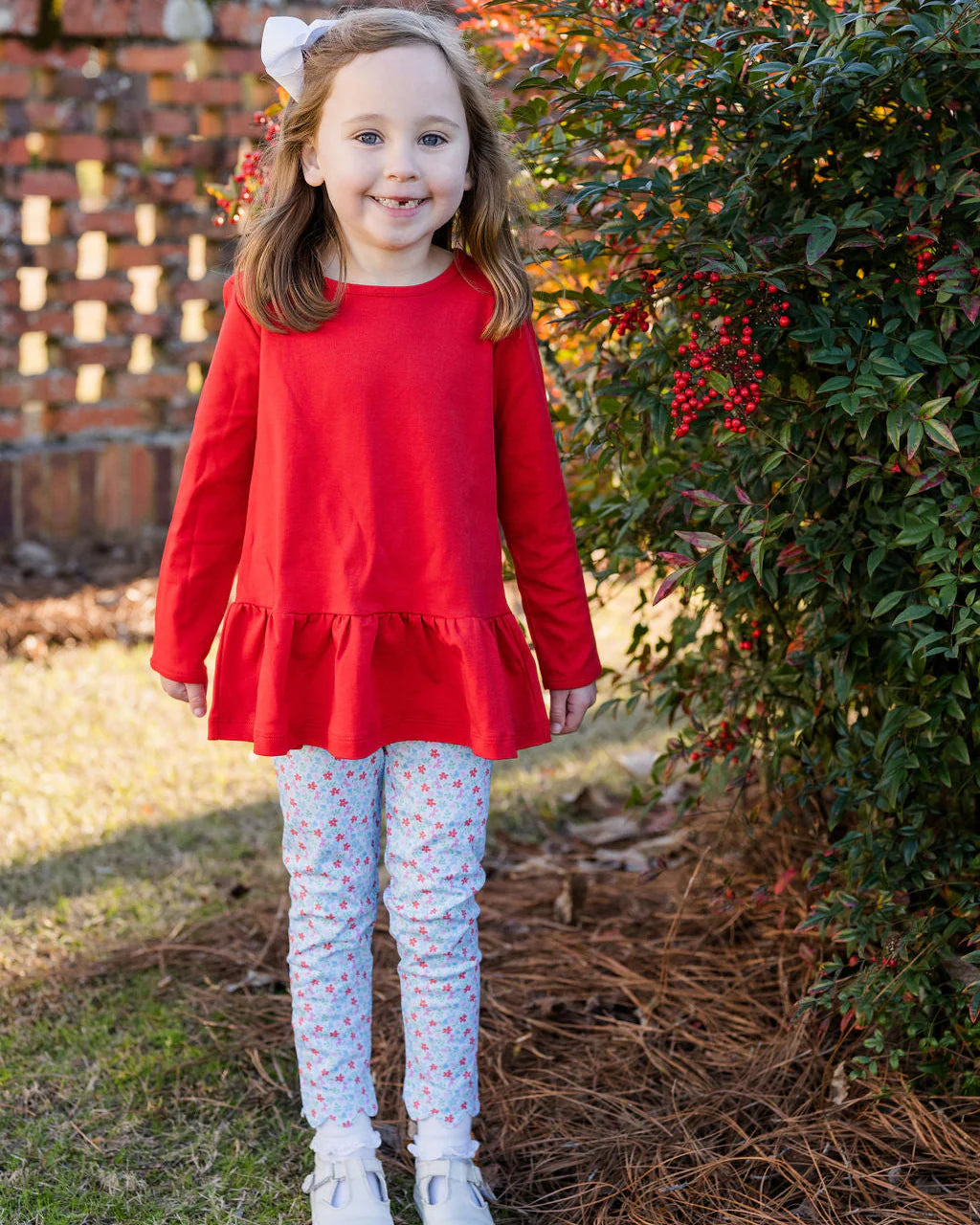 Full Bloom Peggie Peplum Legging Set