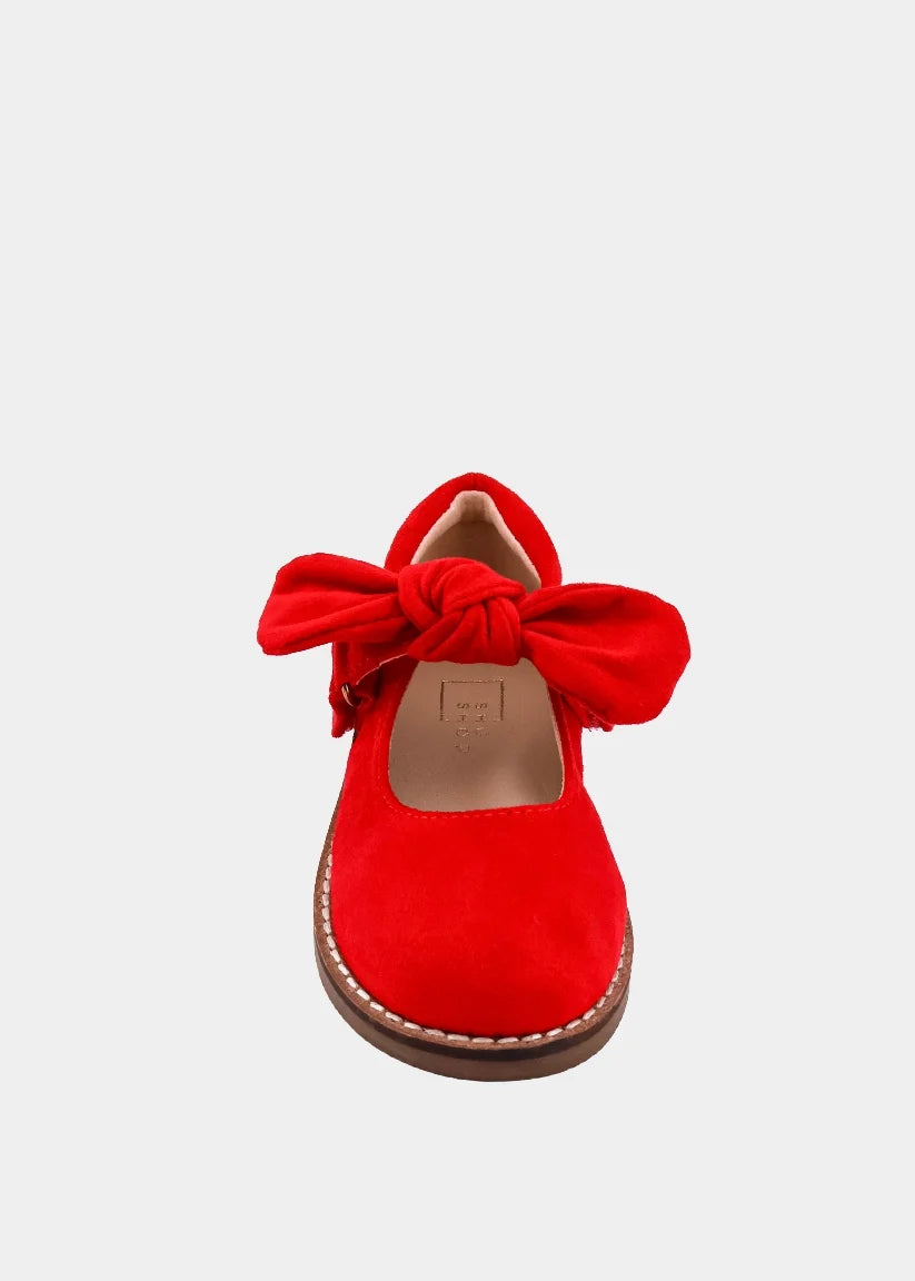 Red Suede Allegra Mini