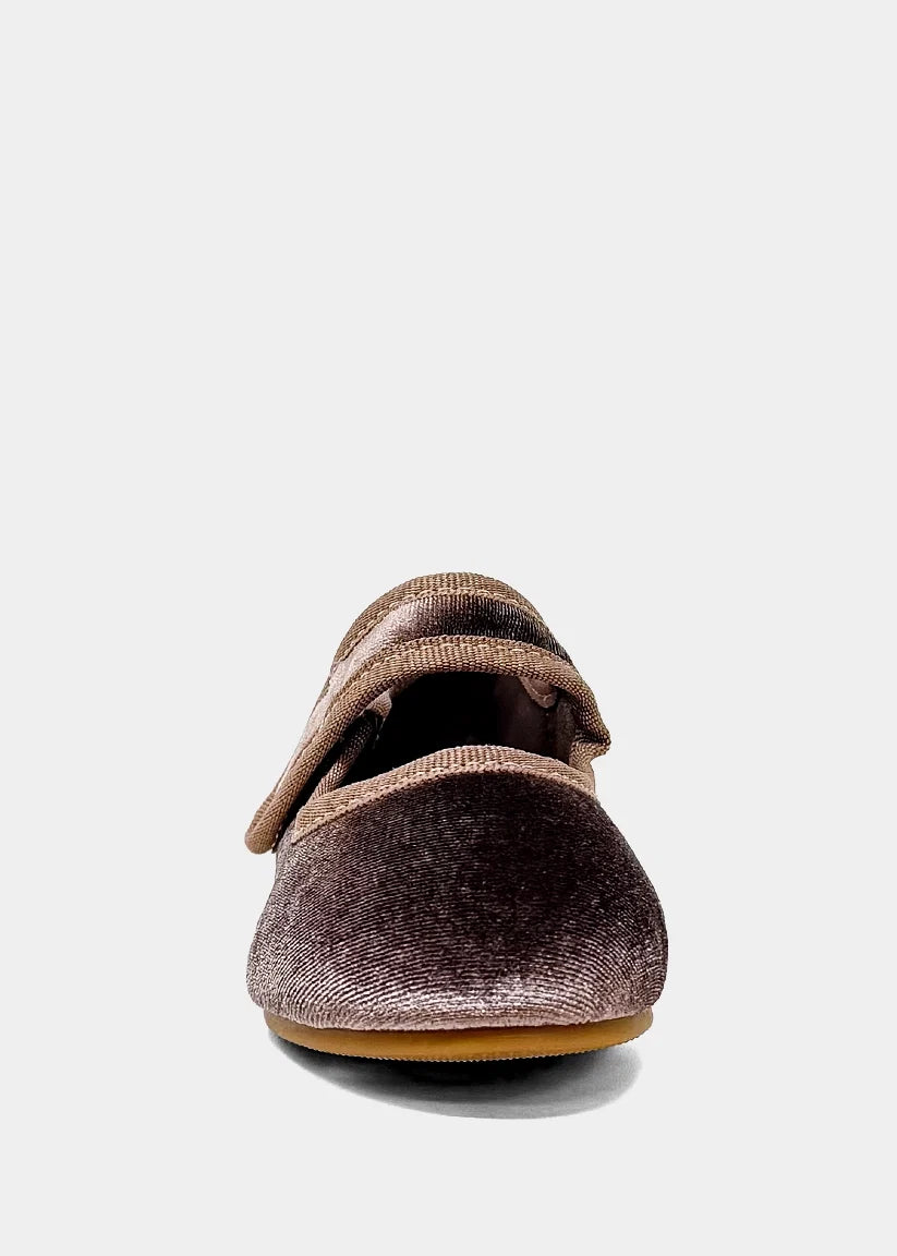 Taupe Velvet Arya Mini