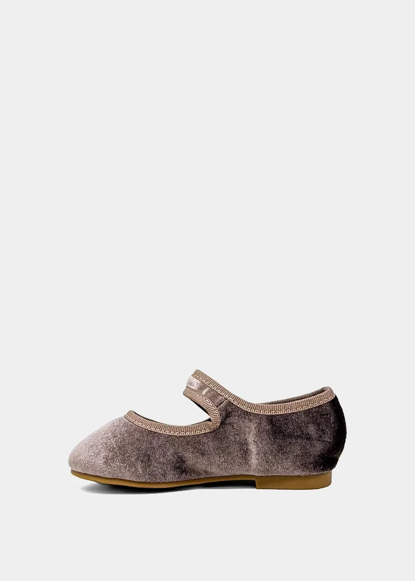 Taupe Velvet Arya Mini