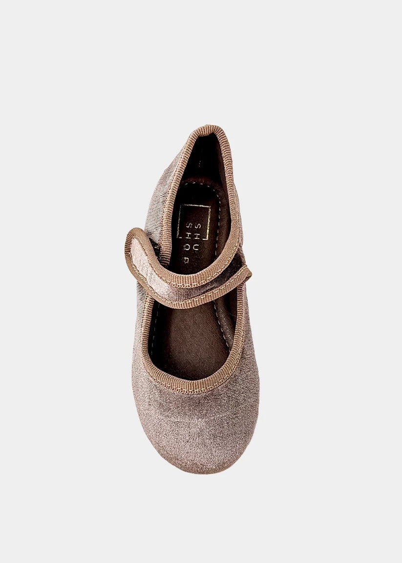 Taupe Velvet Arya Mini