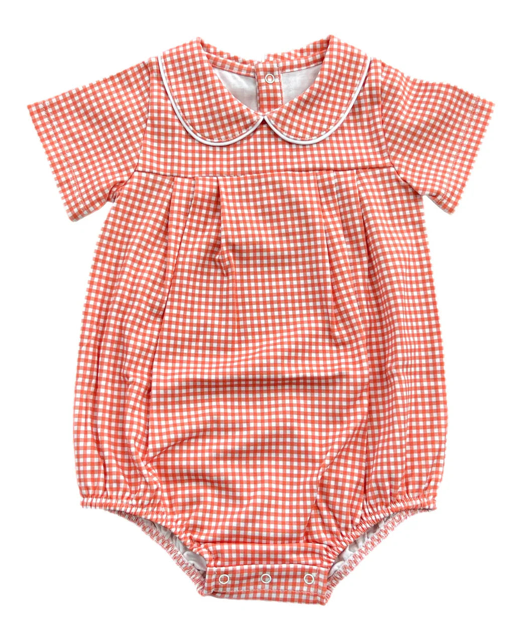 Tricks & Treats Orange Gingham Finn Bubble