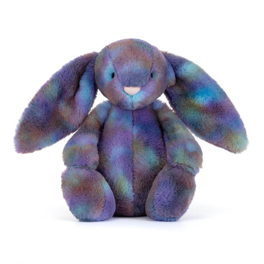 Jellycat Zodihop Luxe Bunny Original plush toy with soft fur and embroidered features, ideal for cuddling and gentle play.