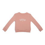 Bob & Blossom- Blush Pink  Sister Sweatshirt