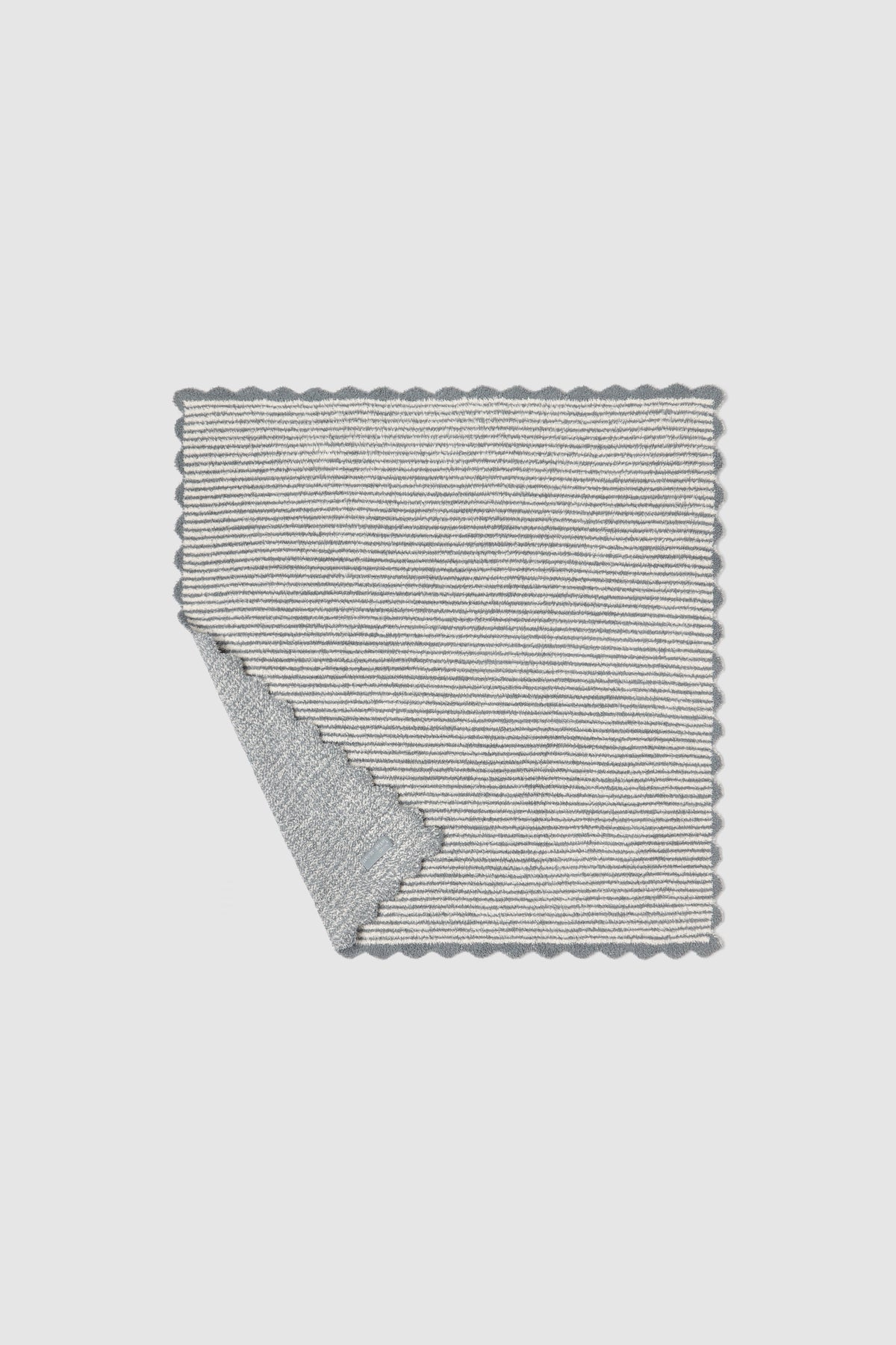 CozyChic® Stripe Scallop Receiving Blanket