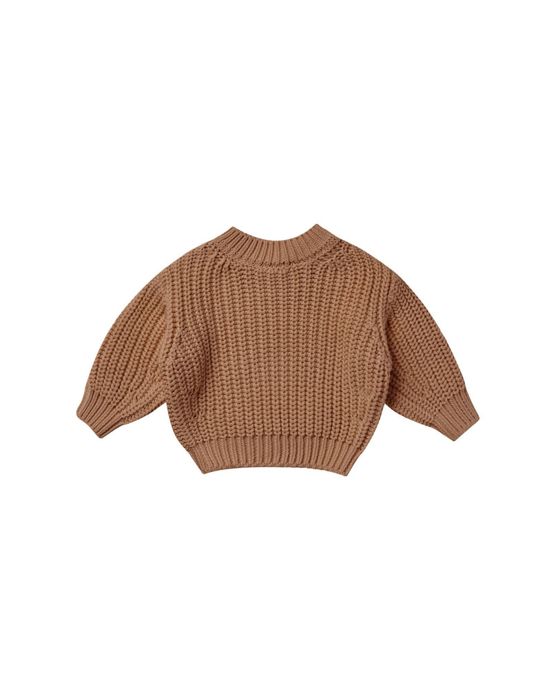 Quincy Mae - Cinnamon Chunky Knit Sweater