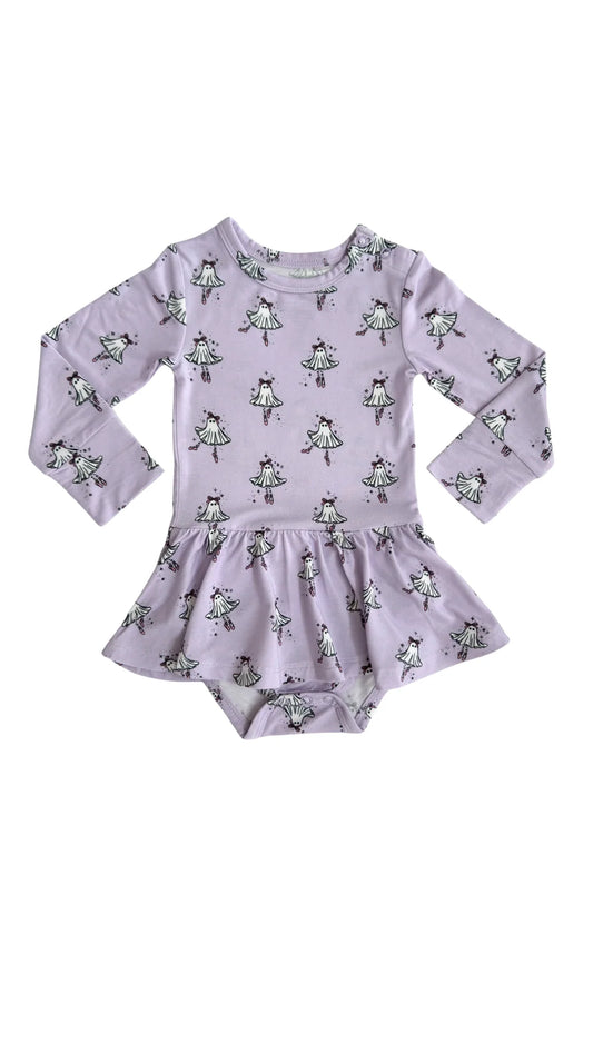 Ballerina Ghost Twirl Bodysuit