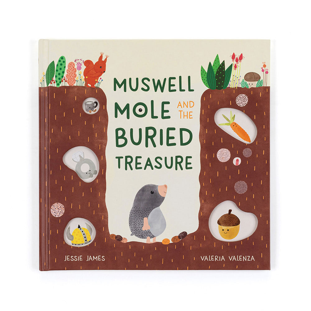 Jellycat - Muswell Mole And The Buried Treasure Book
