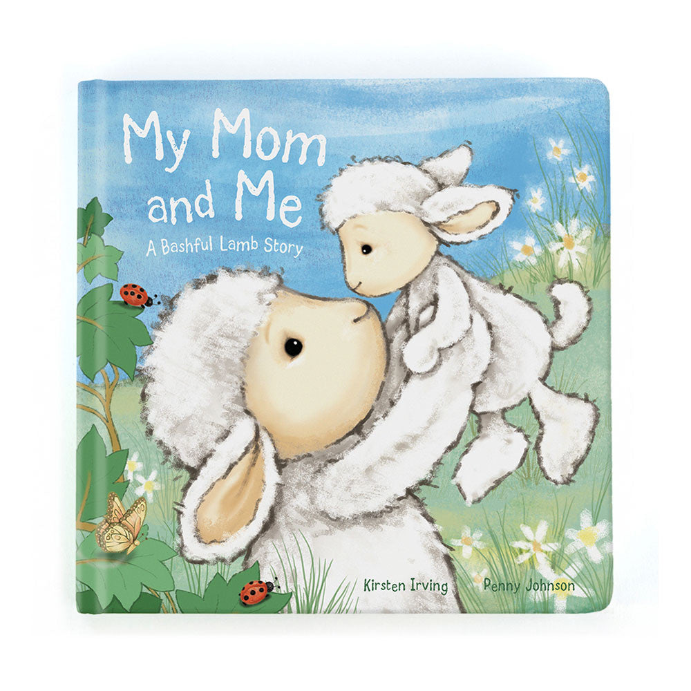 Soft plush "My Mom and Me" stuffed animal by Jellycat featuring a cuddly design perfect for children and moms.