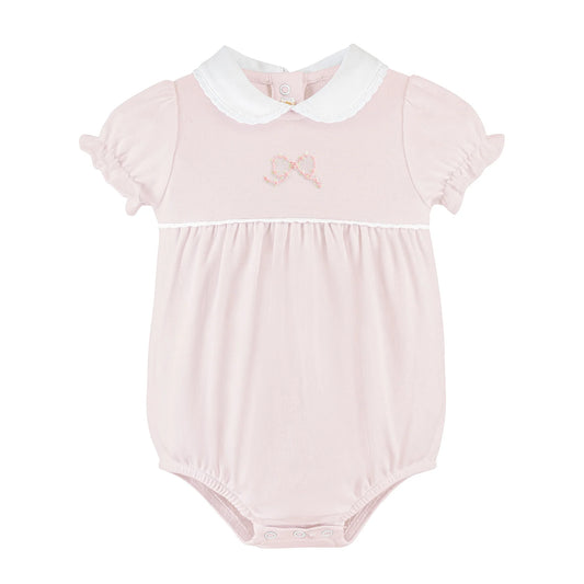 Baby Club Chic - Pretty Bows Bubble w/ Round Collar