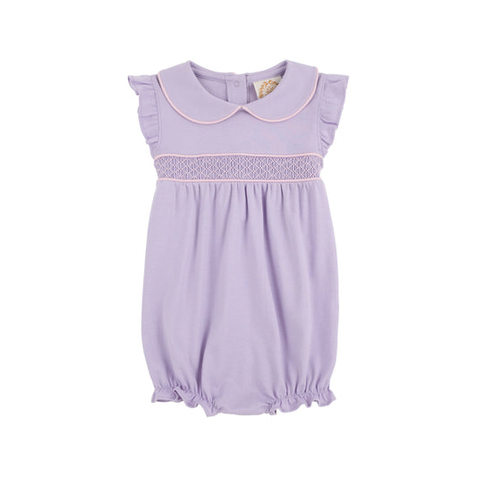 The Beaufort Bonnet Company - Angel Sleeve Banbury Bubble Lauderdale Lavender with Palm Beach Pink