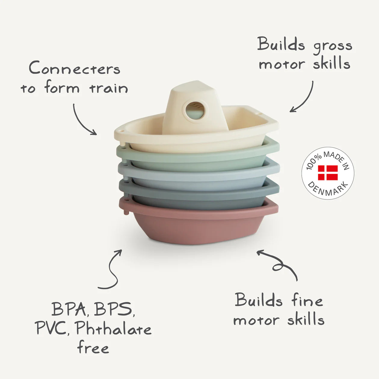 Mushie - Petal Bath Boats