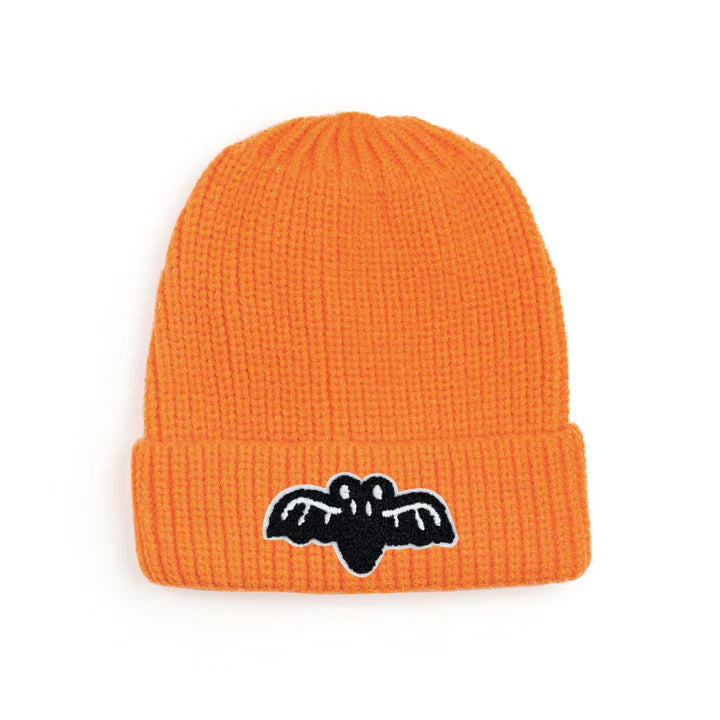 Sweet Wink - Bat Patch Halloween Beanie - Orange