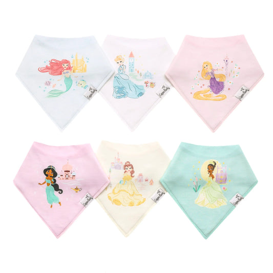 Disney Princess Bandana Bib Set (6-pack)