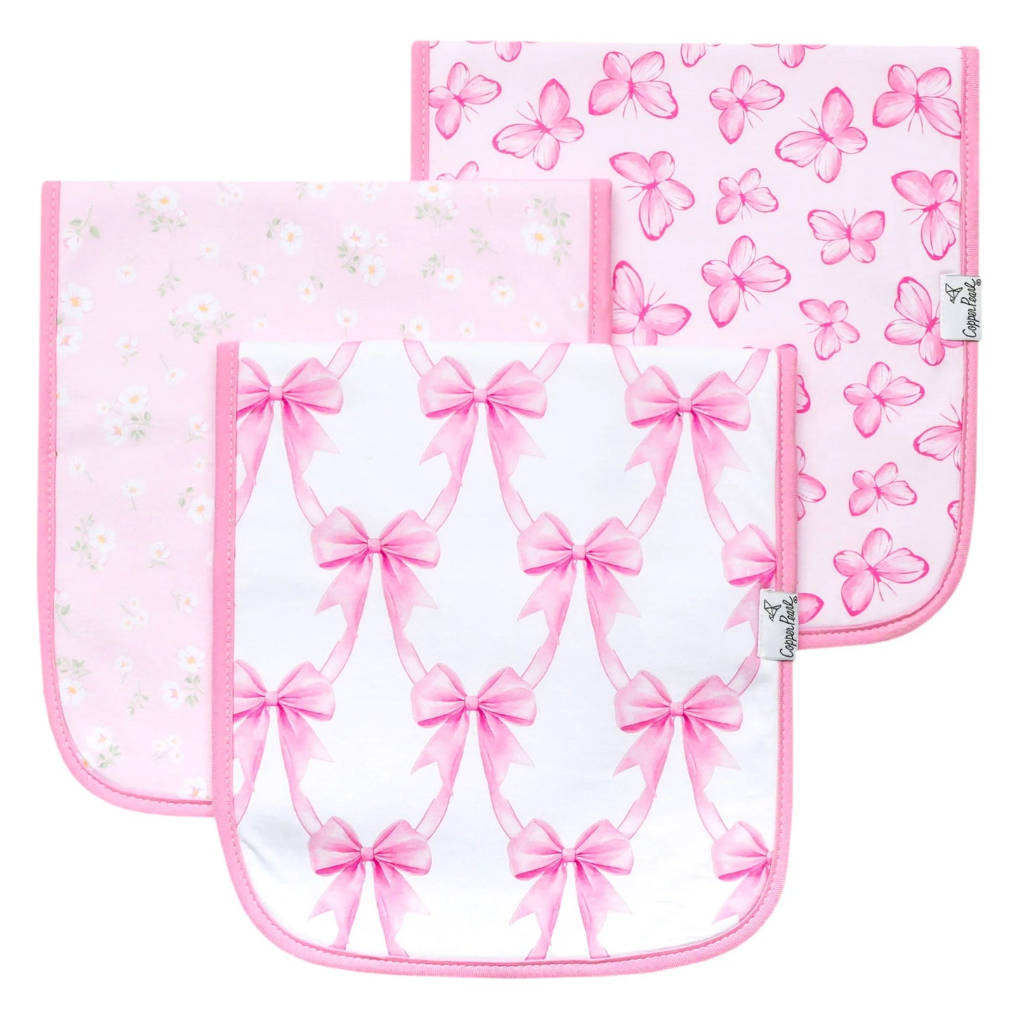Bow My Gosh Premium Burp Cloths