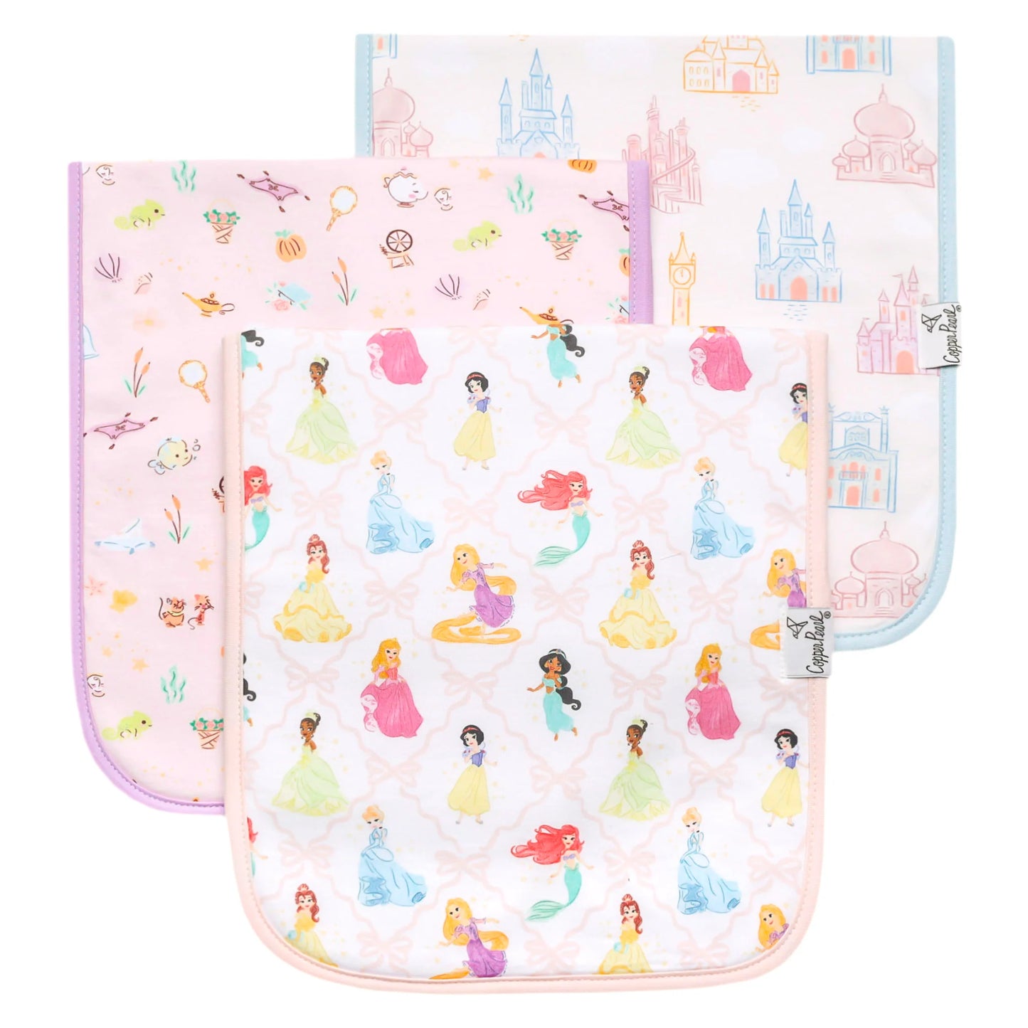 Disney Princess Burp Cloth Set (3-Pack)
