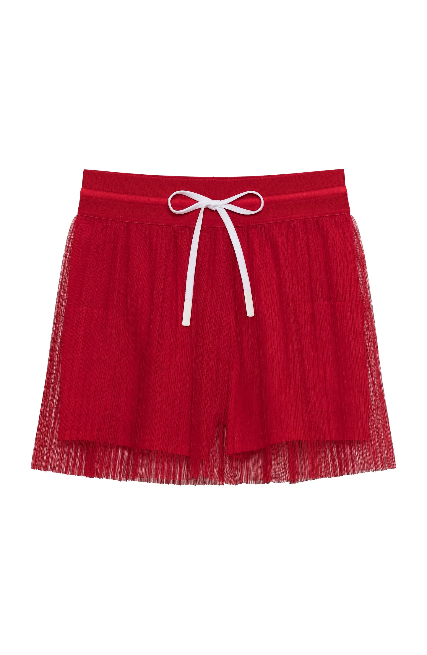 Courtside Kids - Red Pleated Skort