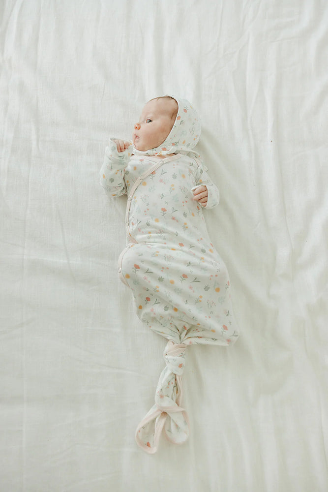 Copper Pearl - Newborn Knotted Gown - Mabel