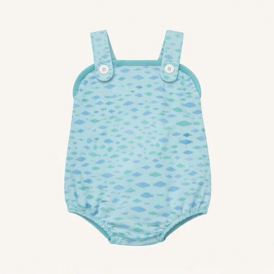 Sarasota School of Fish with Turks Teal Bingham Bubble