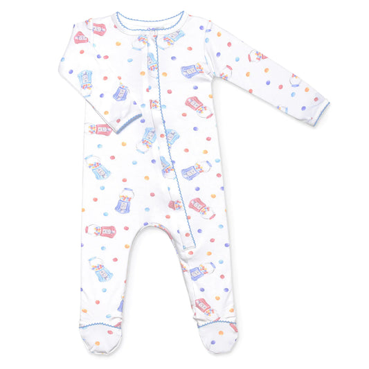 Lavender Bow - Gumball Classic Footie