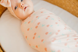 Copper Pearl - Knit Swaddle - Cheery