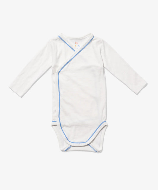 Blue Piping Crossbody One-piece