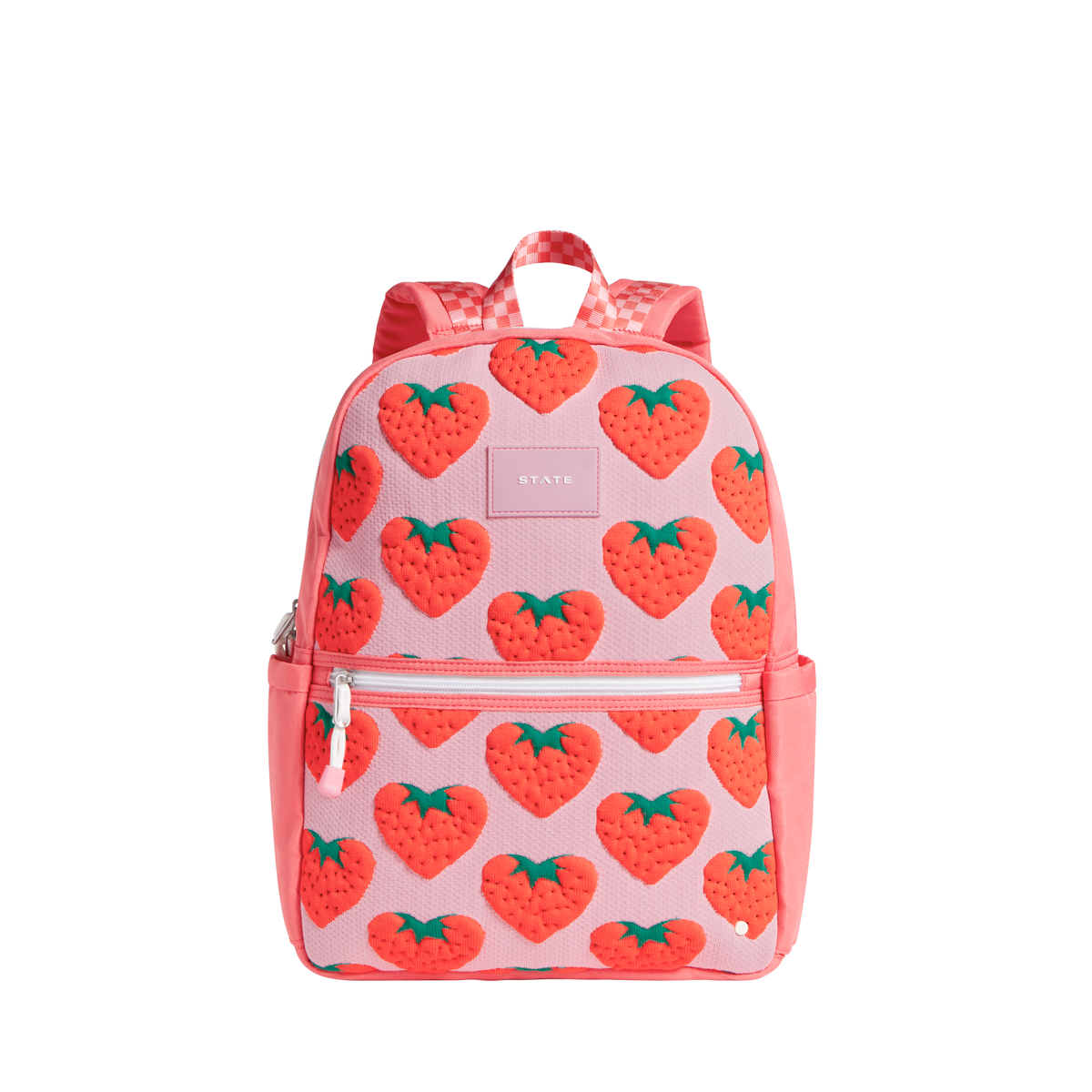 State Bags - Strawberries Kane Double Pocket Backpack