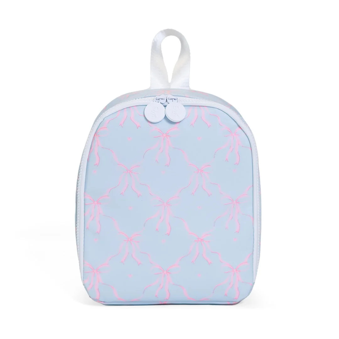 TRVL Designs Bring It Lunch Bag with insulated interior and colorful exterior, ideal for carrying meals and snacks.