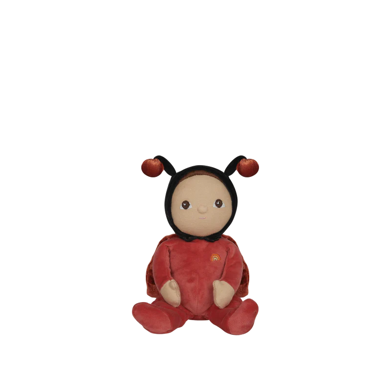 Olli Ella - Dinky Dinkum Dolls - Lola Ladybug - Red